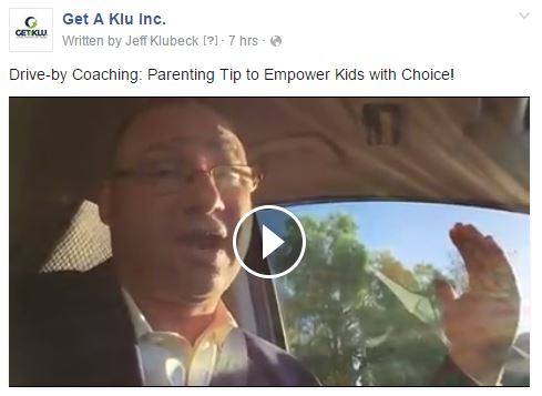 Drive-by Coaching Parenting Tip